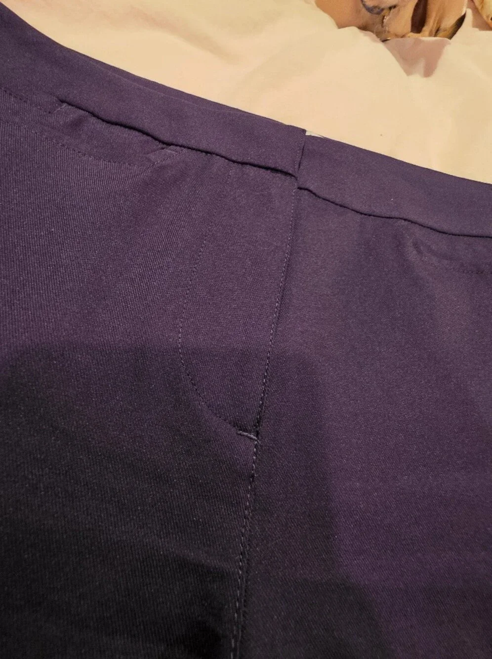 Tailored Women's Bermuda Shorts in Deep Purple
